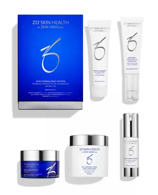 SKIN NORMALIZING SYSTEM (5 Prodotti) - Programma normalizzante per rosacea - ZO® Skin Health