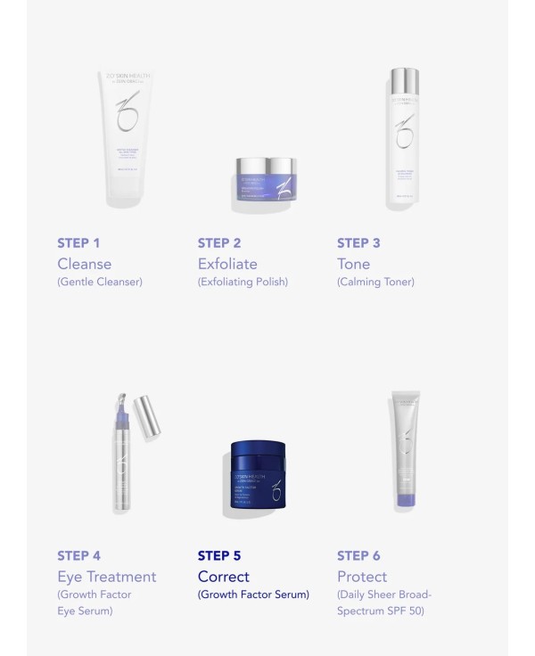GROWTH FACTOR SERUM 30ml - Siero anti rughe Forte ZO® Skin Health €147,54 +VAT www.AntiAgeBoutique.com
