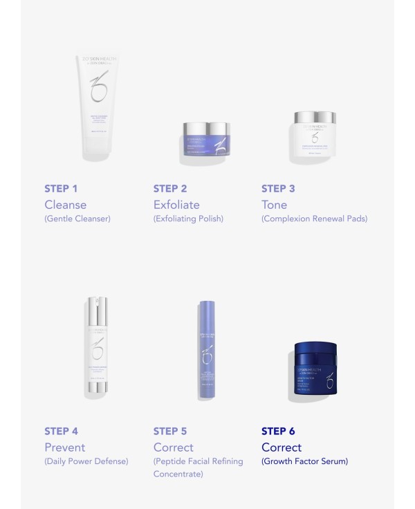 GROWTH FACTOR SERUM 30ml - Siero anti rughe Forte ZO® Skin Health €147,54 +VAT www.AntiAgeBoutique.com