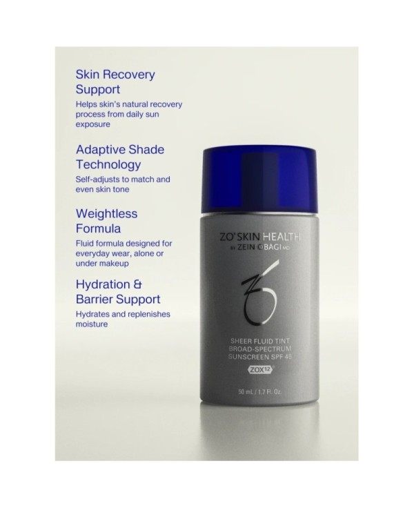 Sheer Fluid Tint Broad Spectrum SPF 30 - Tinted Mineral Facial Sunscreen ZO® Skin Health €40.98 +VAT www.AntiAgeBoutique.com