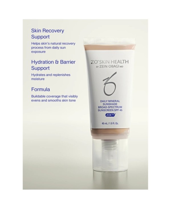 Daily Mineral Sunshade Broad Spectrum SPF 30 - Protezione Solare Colorata Graduale ZO® Skin Health €40,98 +VAT www.AntiAgeBoutique.com