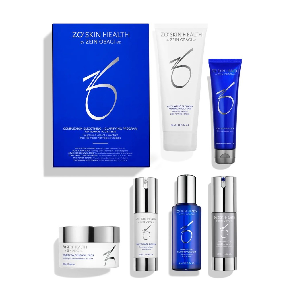 Complexion Smoothing + Clarifying Program - Leviga e Purifica la Pelle ZO® Skin Health €244,26 +VAT www.AntiAgeBoutique.com