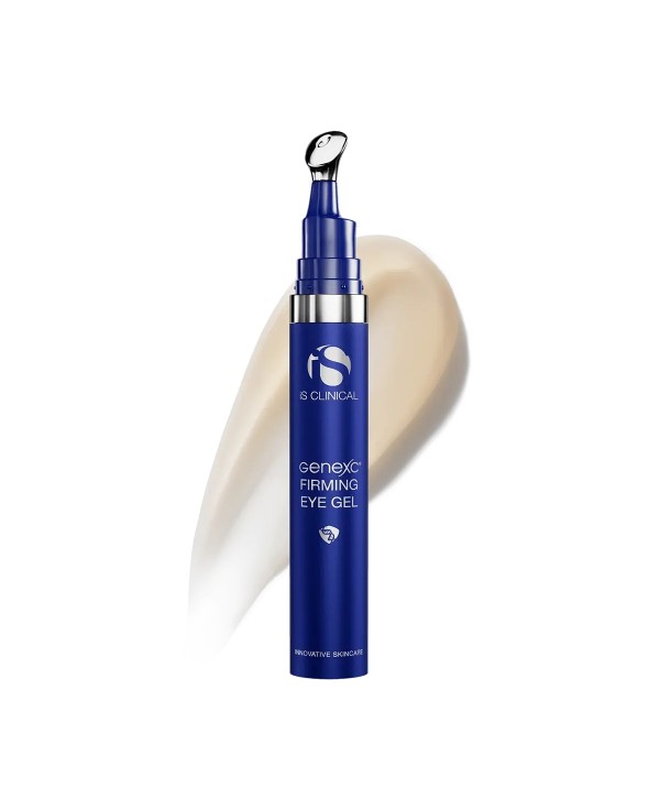 GeneXC Firming Eye Gel di iS Clinical, contorno occhi rassodante con Vitamina C e applicatore in metallo