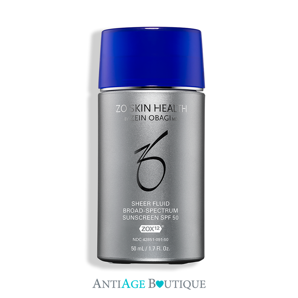 SHEER FLUID BROAD-SPECTRUM SPF-50 50ml - ZO® Skin Health SHEER FLUID BROAD-SPECTRUM SPF-50 50ml - ZO® Skin Health