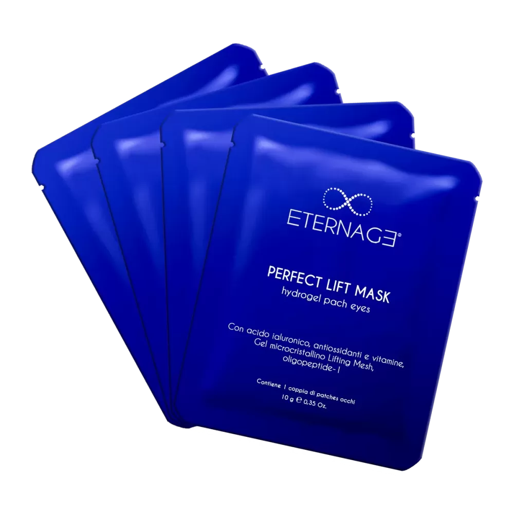 PERFECT LIFT MASK - maschera contorno occhi rassodante e liftante (Confezione da 4) - ETERNAGE® PERFECT LIFT MASK - maschera contorno occhi rassodante e liftante (Confezione da 4) - ETERNAGE®