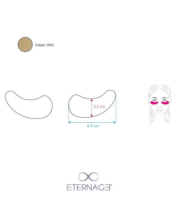 RADIANT GOLD EYES - patch occhi anti-aging e nutriente (Confezione da 4) - ETERNAGE®