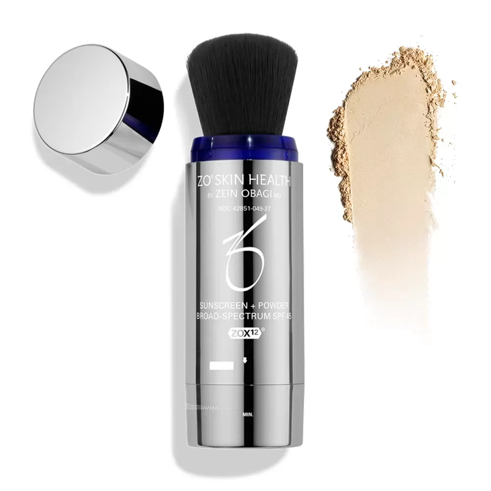 SUNSCREEN + POWDER BROAD-SPECTRUM SPF-30 LIGHT - Cipria con protezione solare ZO® Skin Health €59,84 +VAT www.AntiAgeBoutique.com