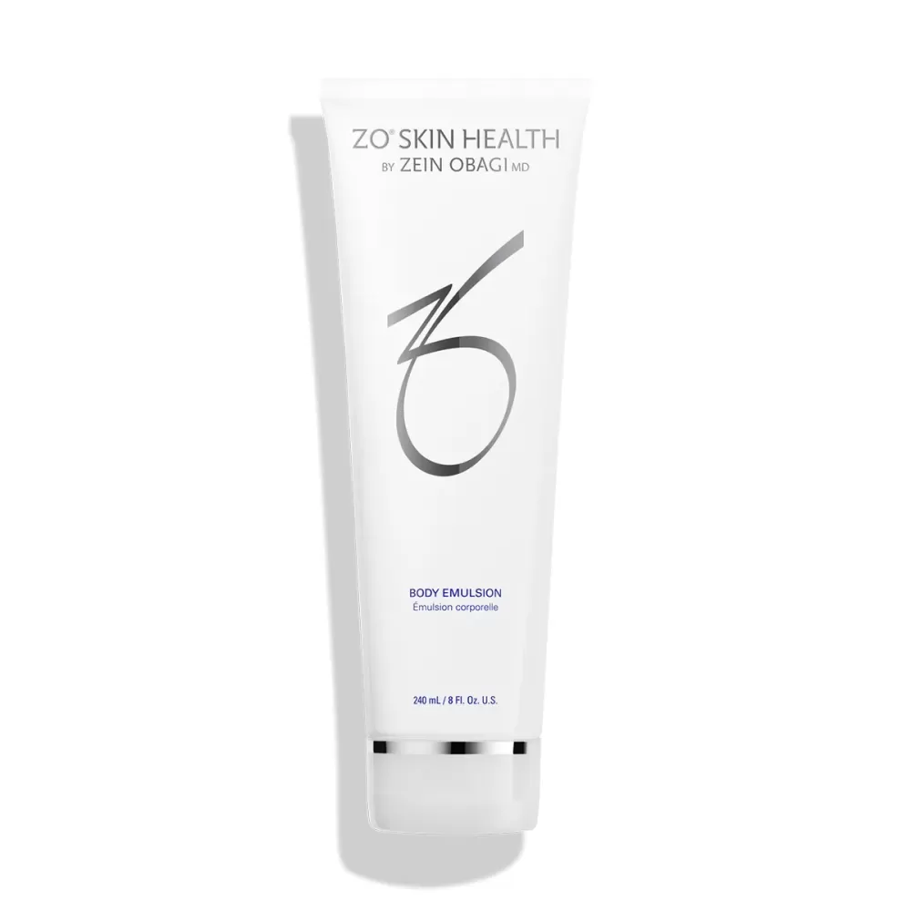 BODY EMULSION 240ml – Crema corpo anti-aging ZO® Skin Health €85,25 +VAT www.AntiAgeBoutique.com
