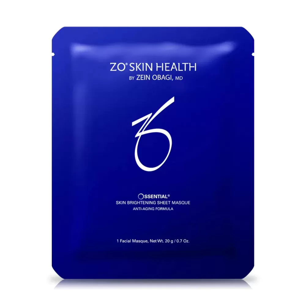 SKIN BRIGHTENING SHEET MASQUE (single-use mask) 20gr ZO® Skin Health €6.56 +VAT www.AntiAgeBoutique.com