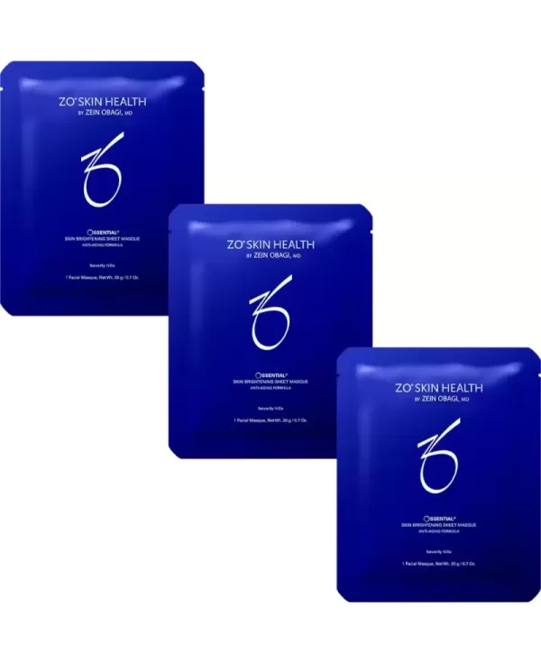 SKIN BRIGHTENING SHEET MASQUE (single-use mask) 20gr ZO® Skin Health €6.56 +VAT www.AntiAgeBoutique.com